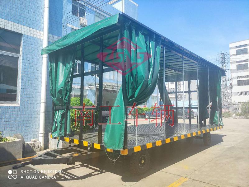 15吨雨篷双牵引乐鱼（中国）篷式工具周转拖车